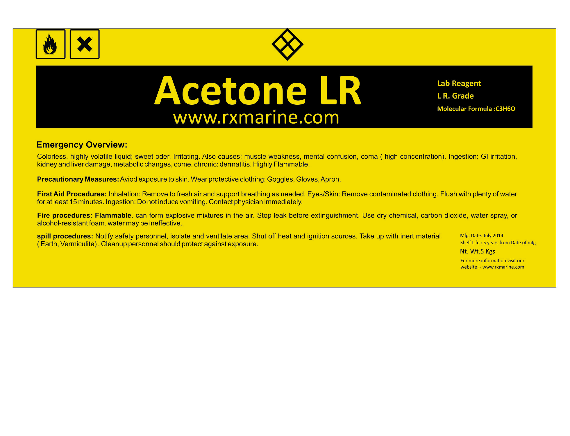 Acetone LR